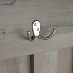 Appendiabiti da ingresso con scarpiera e panca – 7 colori, stile Mission, 1 persona