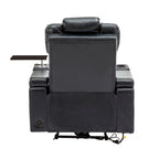Poltrona reclinabile elettrica in similpelle Nera / Blu / Grigia, Posto Singolo, Portata 136 kg