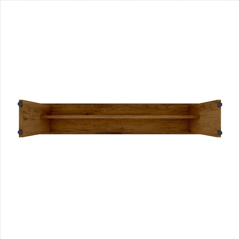 Panca da Pranzo Effetto Legno, Stile Rustico con Base ad H, 2 Posti, Naturale / Nero / Bianco / Blu Notte / Grigio