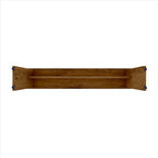 Panca da Pranzo Effetto Legno, Stile Rustico con Base ad H, 2 Posti, Naturale / Nero / Bianco / Blu Notte / Grigio