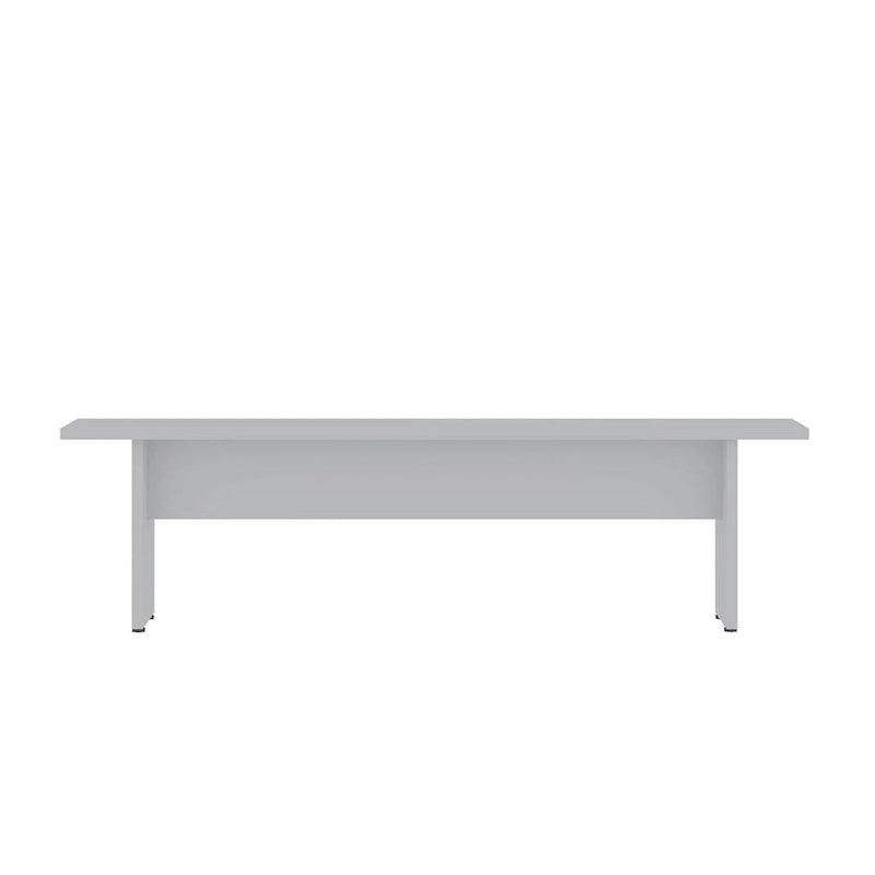 Panca da Pranzo Effetto Legno, Stile Rustico con Base ad H, 2 Posti, Naturale / Nero / Bianco / Blu Notte / Grigio