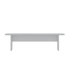 Panca da Pranzo Effetto Legno, Stile Rustico con Base ad H, 2 Posti, Naturale / Nero / Bianco / Blu Notte / Grigio