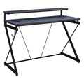 Scrivania da Gaming con Luci LED RGB – Nero / Bianco / Viola / Rosa, Utente Singolo