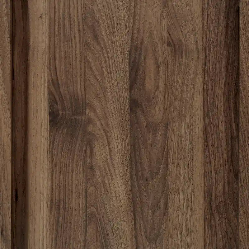 Comodino contemporaneo singolo con ripiano USB e cassetto, Quercia Canyon/Noce Classico