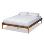 Struttura letto in legno stile tradizionale noce scuro – Matrimoniale / Queen / King