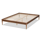 Struttura letto in legno stile tradizionale noce scuro – Matrimoniale / Queen / King