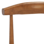 Sgabello da bar con schienale in legno curvato nero e crema, 76 cm H, seduta singola