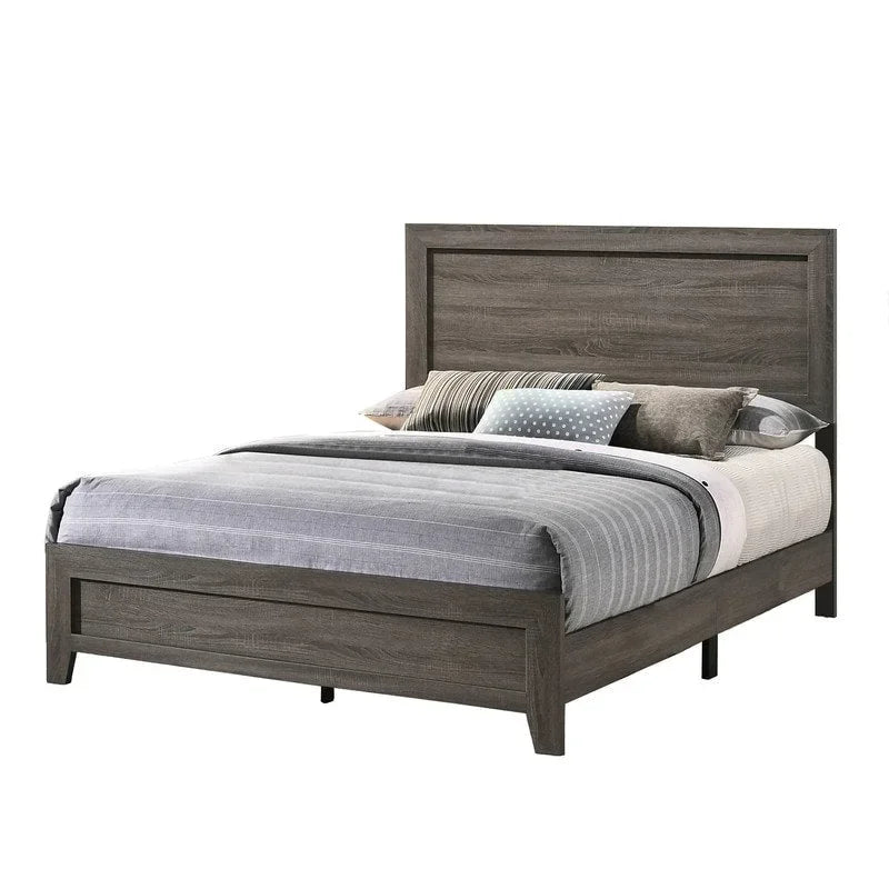 Set Composto da 3 Pezzi per Camera da Letto – Letto, Cassettiera e Comodino, per 1–2 Persone