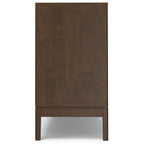Mobile Credenza a 3 Ante Noce, Stile Mid-Century Moderno