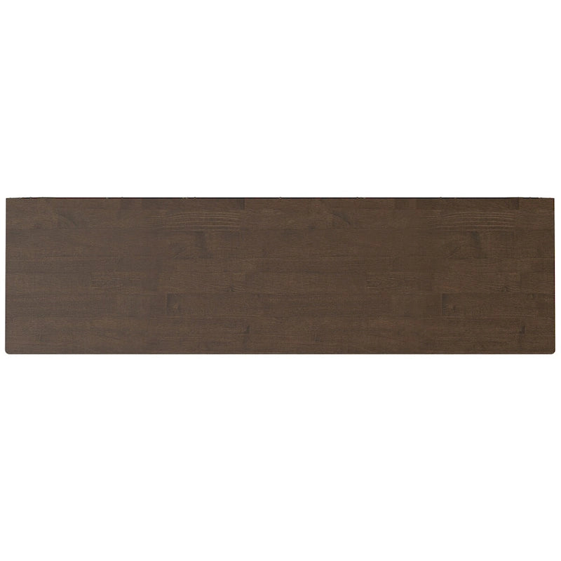 Mobile Credenza a 3 Ante Noce, Stile Mid-Century Moderno