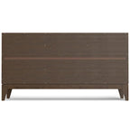 Mobile Credenza a 3 Ante Noce, Stile Mid-Century Moderno