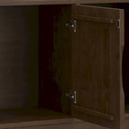 Mobile Credenza a 3 Ante Noce, Stile Mid-Century Moderno