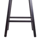 Set di 2 sgabelli da bar girevoli senza braccioli, Naturale e Beige / Nero e Beige / Wengé e Marrone, Altezza seduta 33,25"