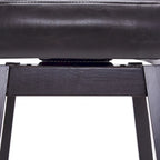Set di 2 sgabelli da bar girevoli senza braccioli, Naturale e Beige / Nero e Beige / Wengé e Marrone, Altezza seduta 33,25"